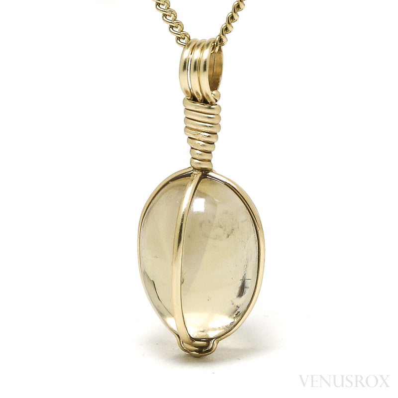 Natural Citrine Polished Sphere Pendant from Madagascar | Venusrox
