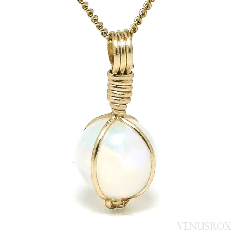 Opal Polished Sphere Pendant from Ethiopia | Venusrox