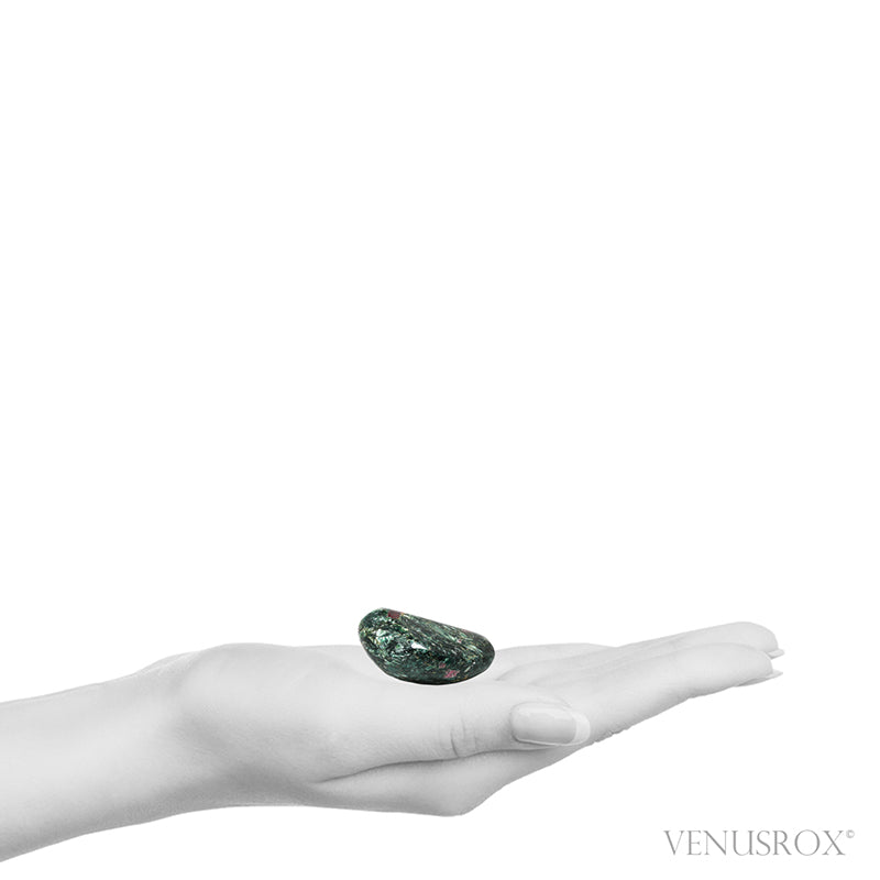 Ruby and Fuchsite Polished Crystal from Karnataka, India | Venusrox