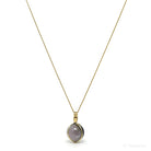 Chevron Amethyst Polished Crystal Pendant from India | Venusrox