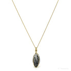 Tourmalinated Quartz Polished Crystal Pendant from India | Venusrox