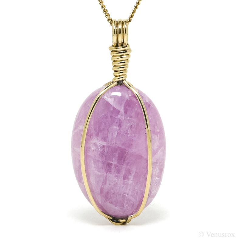 Kunzite Polished Crystal Pendant from Pakistan | Venusrox