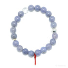 Blue Chalcedony Bead Bracelet from Malawi | Venusrox