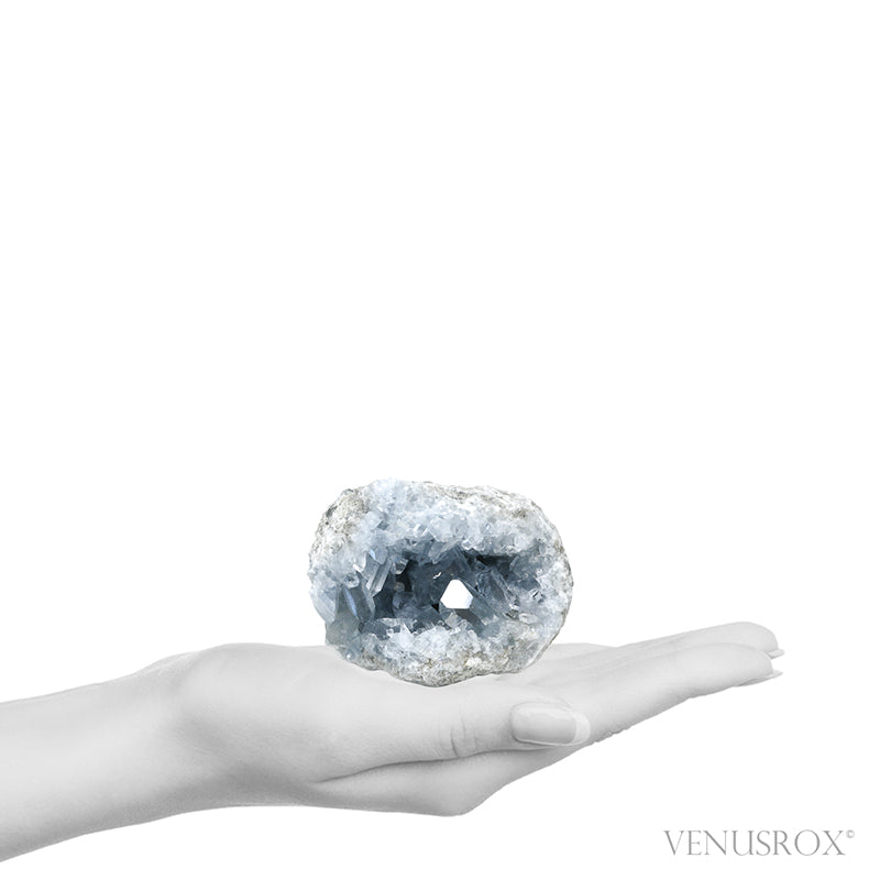 Blue Celestite Natural Cluster from Madagascar | Venusrox