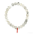 Mica in Quartz Bead Bracelet from Madagascar | Venusrox
