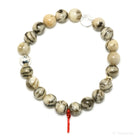 Graphic Feldspar Bead Bracelet from Madagascar | Venusrox