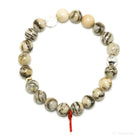 Graphic Feldspar Bead Bracelet from Madagascar | Venusrox