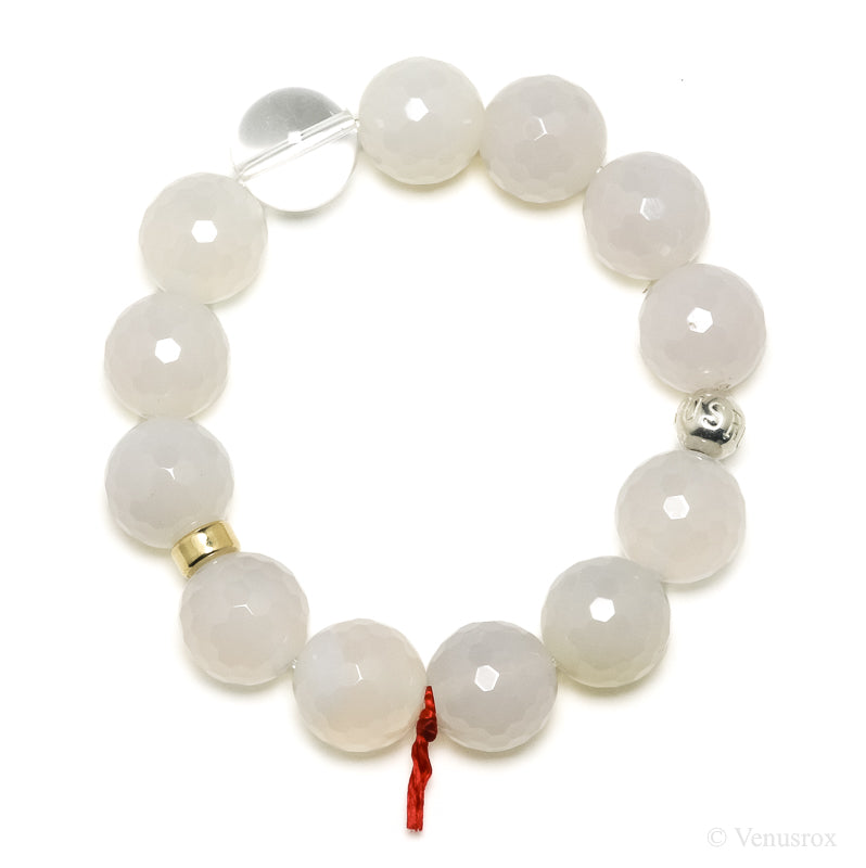 White Agate Bracelet from Brazil | Venusrox