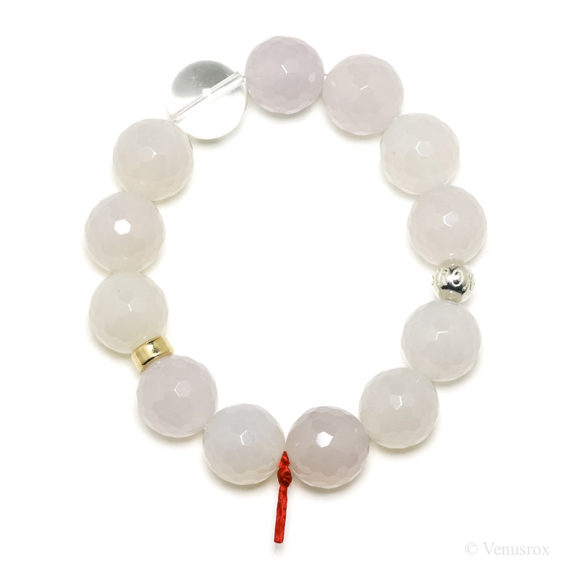 White Agate Bracelet from Brazil | Venusrox