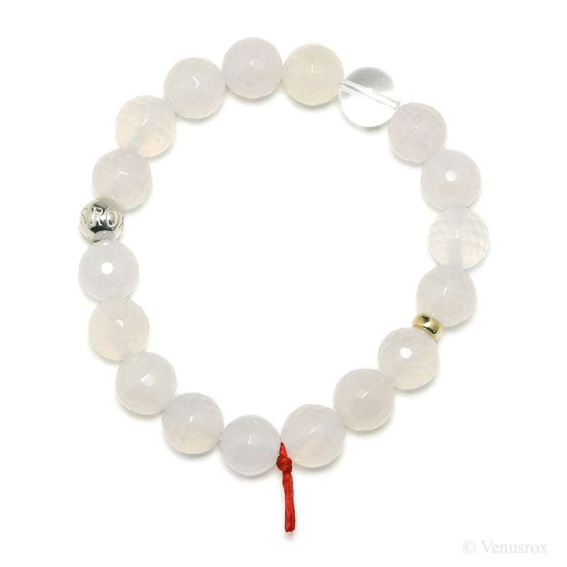 White Agate Bracelet from Brazil | Venusrox