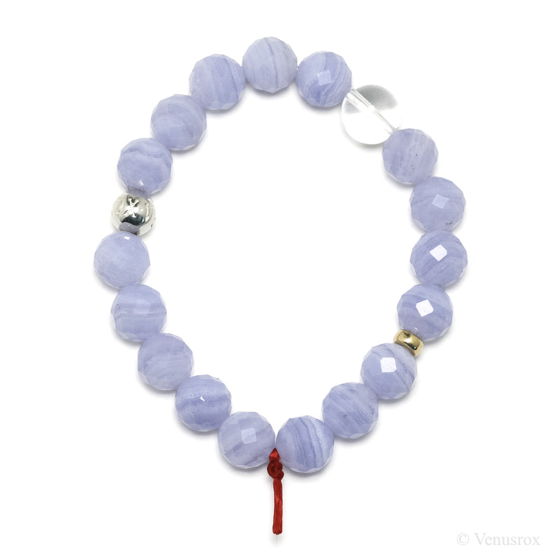 Blue Lace Agate Bracelet from Malawi | Venusrox