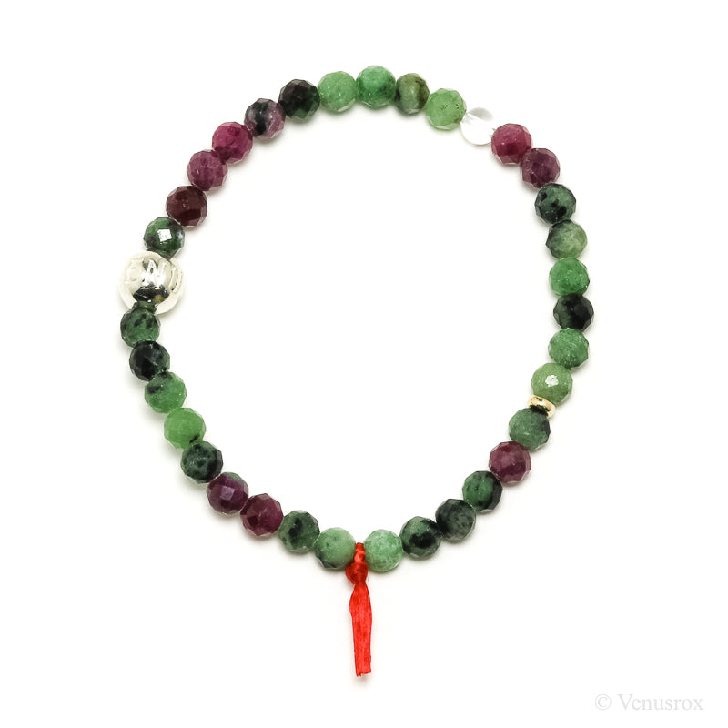 Ruby & Zoisite Bracelet from India | Venusrox