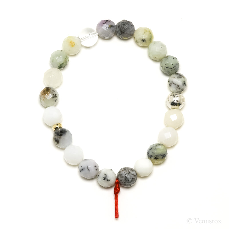 Dendritic Opal Bead Bracelet from Madagascar | Venusrox