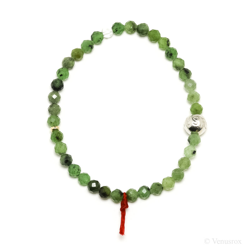 Green Nephrite Jade Bead Bracelet from Canada | Venusrox