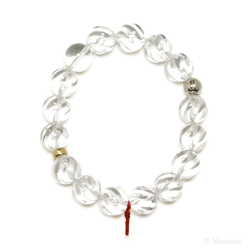 Clear Quartz Bead Bracelet from Brazil | Venusrox