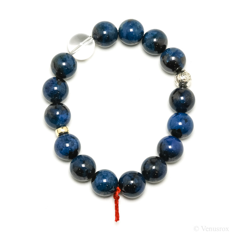 Shattuckite with Cuprite Bracelet from Namibia | Venusrox 
