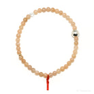 Peach Moonstone Bead Bracelet from India | Venusrox