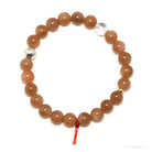 Peach Moonstone Bead Bracelet from India | Venusrox
