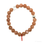 Peach Moonstone Bead Bracelet from India | Venusrox