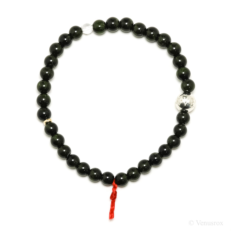 Green Tourmaline Bead Bracelet from Brazil | Venusrox