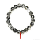 Tourmalinated Quartz Bead Bracelet from Brazil | Venusrox