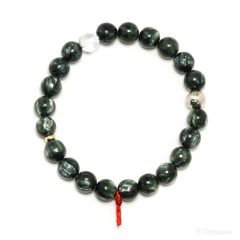 Seraphinite Bracelet from Siberia, Russia | Venusrox