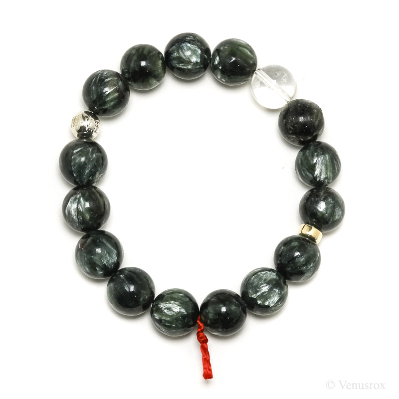 Seraphinite Bracelet from Siberia, Russia | Venusrox