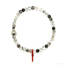 Chlorite/Lodalite Quartz Bead Bracelet from Brazil | Venusrox