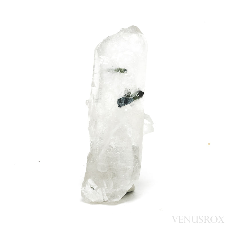 Clear Quartz with Green Tourmaline Natural Point from Brazil | Venusrox