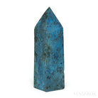 Shattuckite with Malachite Polished Point from the Democratic Republic of Congo | Venusrox