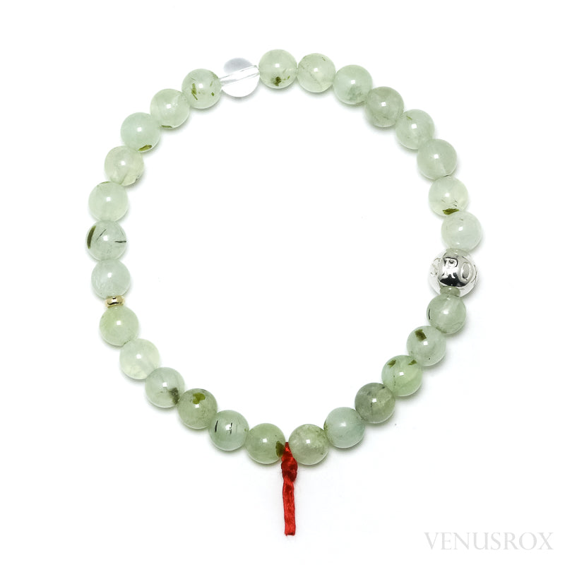 Prehnite with Epidote Bracelet from Mali | Venusrox