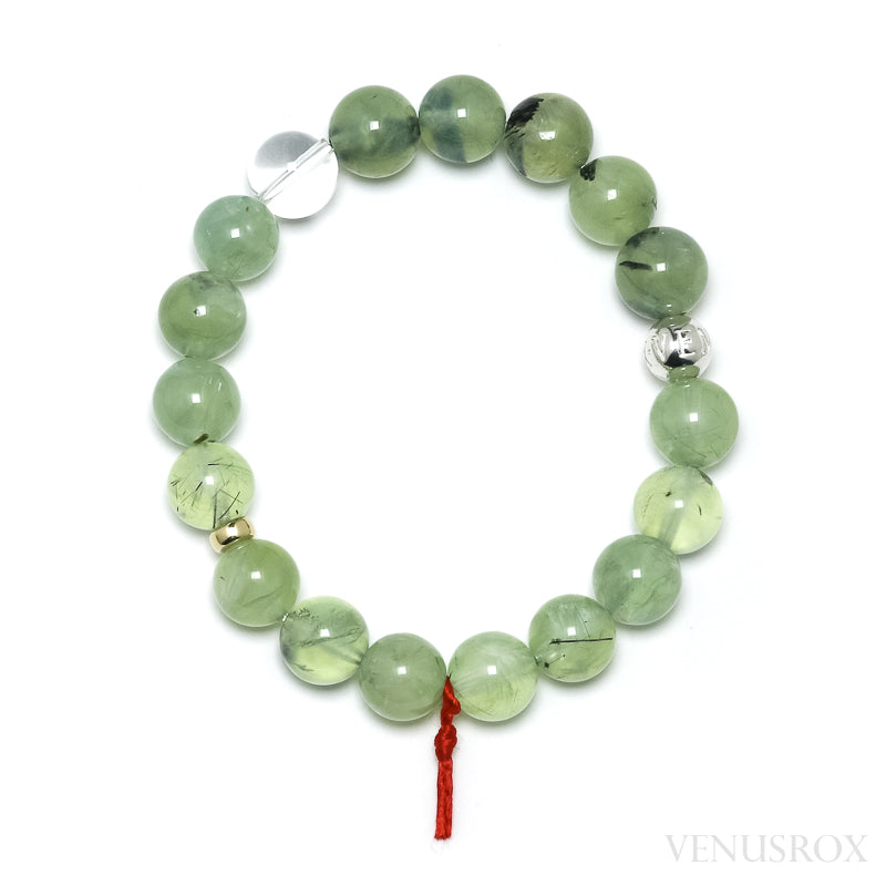 Prehnite with Epidote Bracelet from Mali | Venusrox