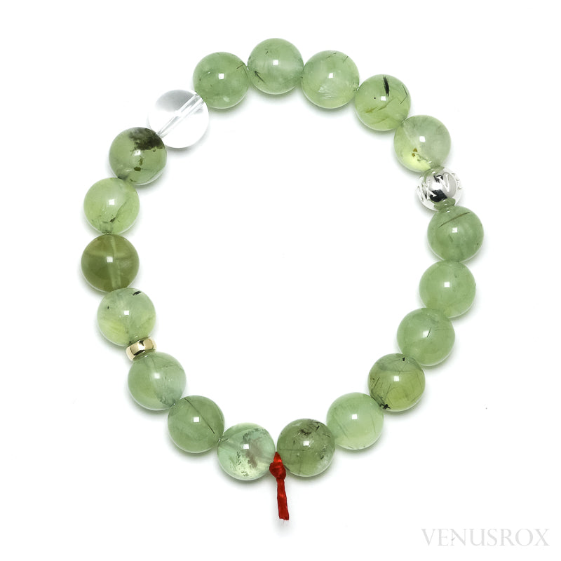 Prehnite with Epidote Bracelet from Mali | Venusrox