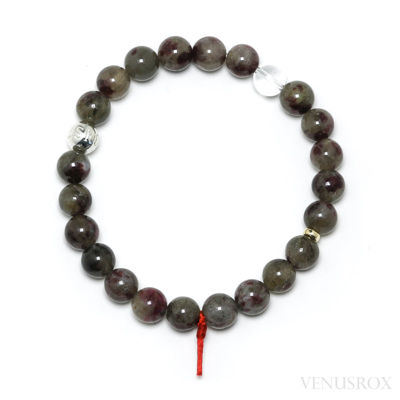 Pink Tourmaline with Feldspar Bracelet from Brazil | Venusrox