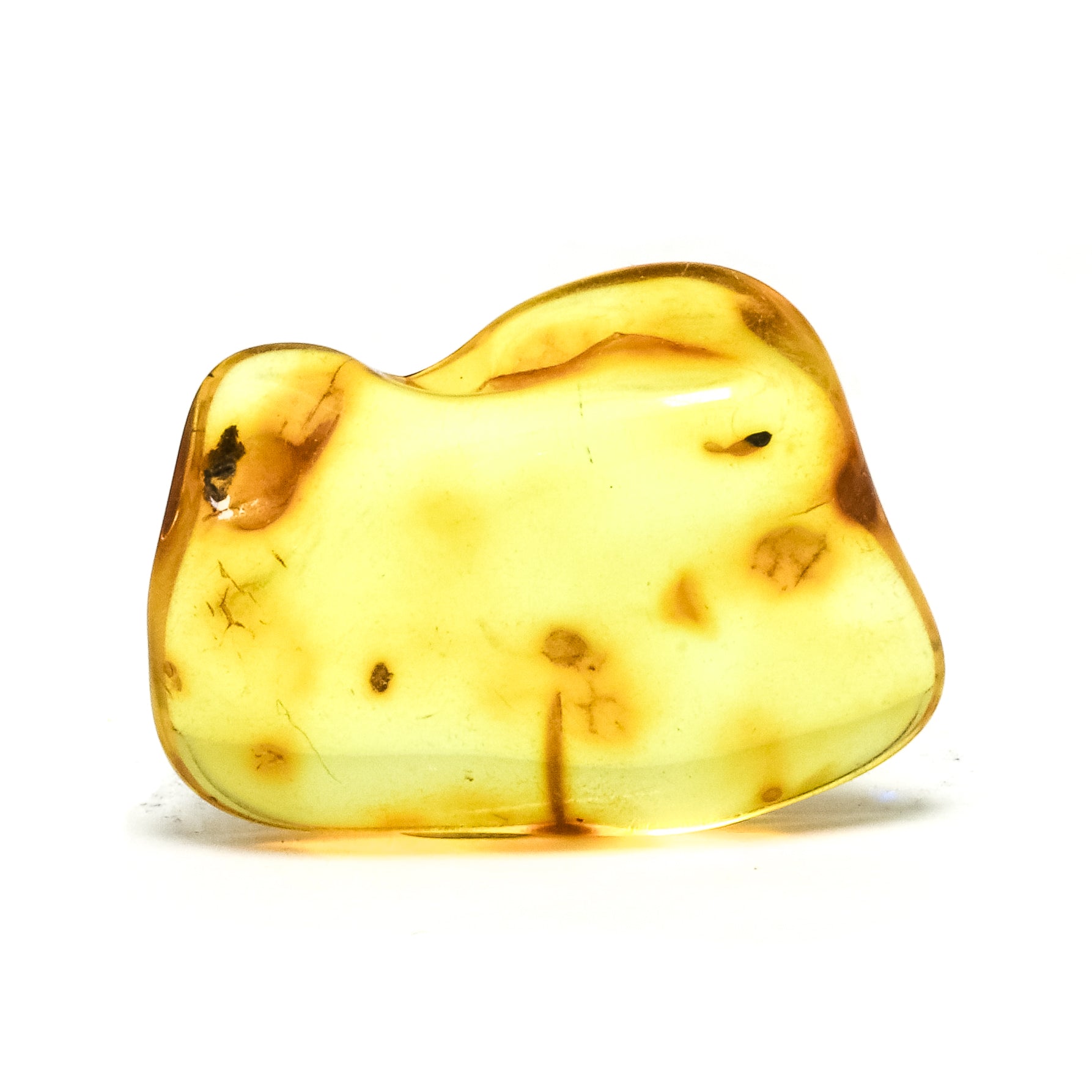 Natural Baltic Amber Polished Crystal | Venusrox