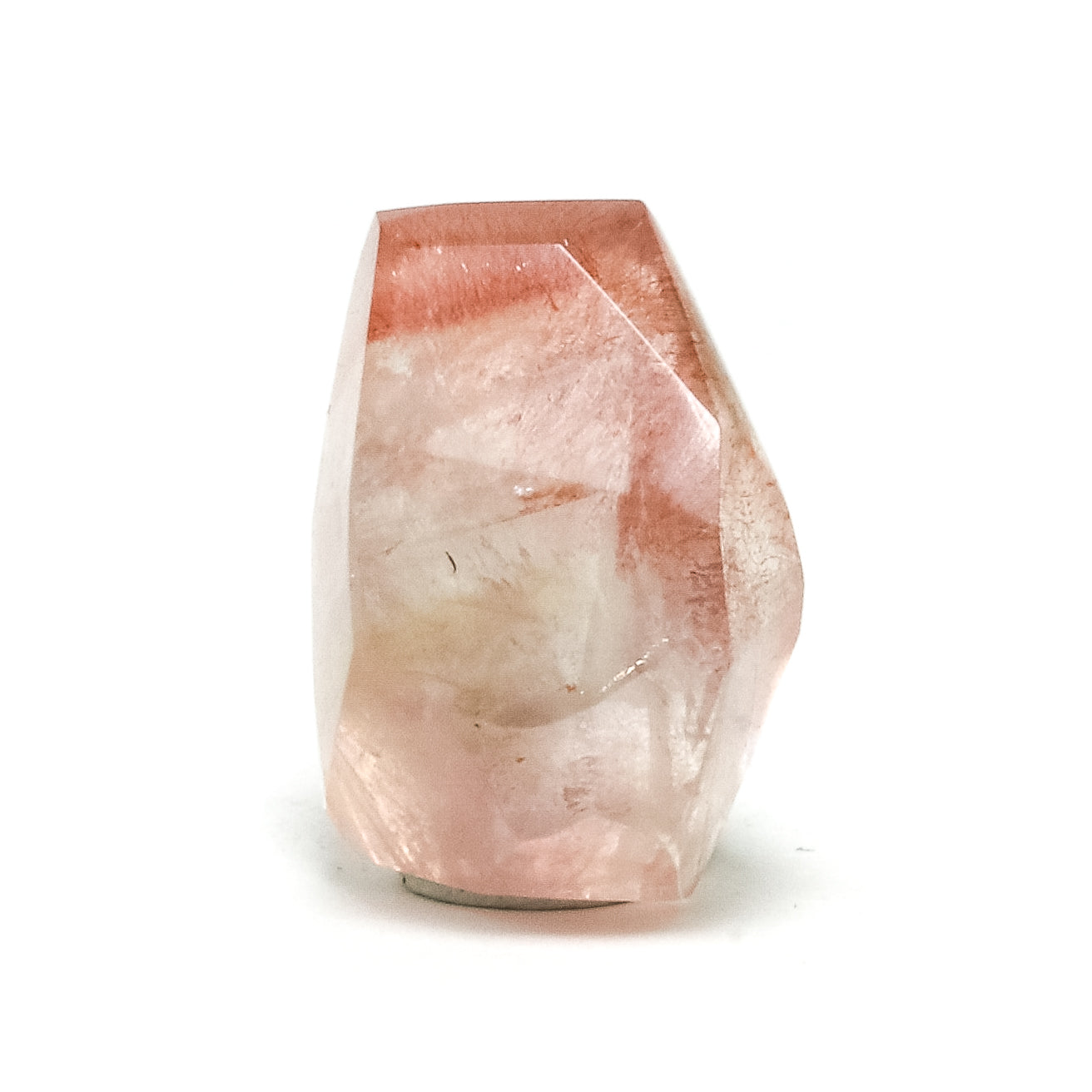 Strawberry Quartz Part Polished Crystal from the Shymkent Region, Kazakhstan | Venusrox