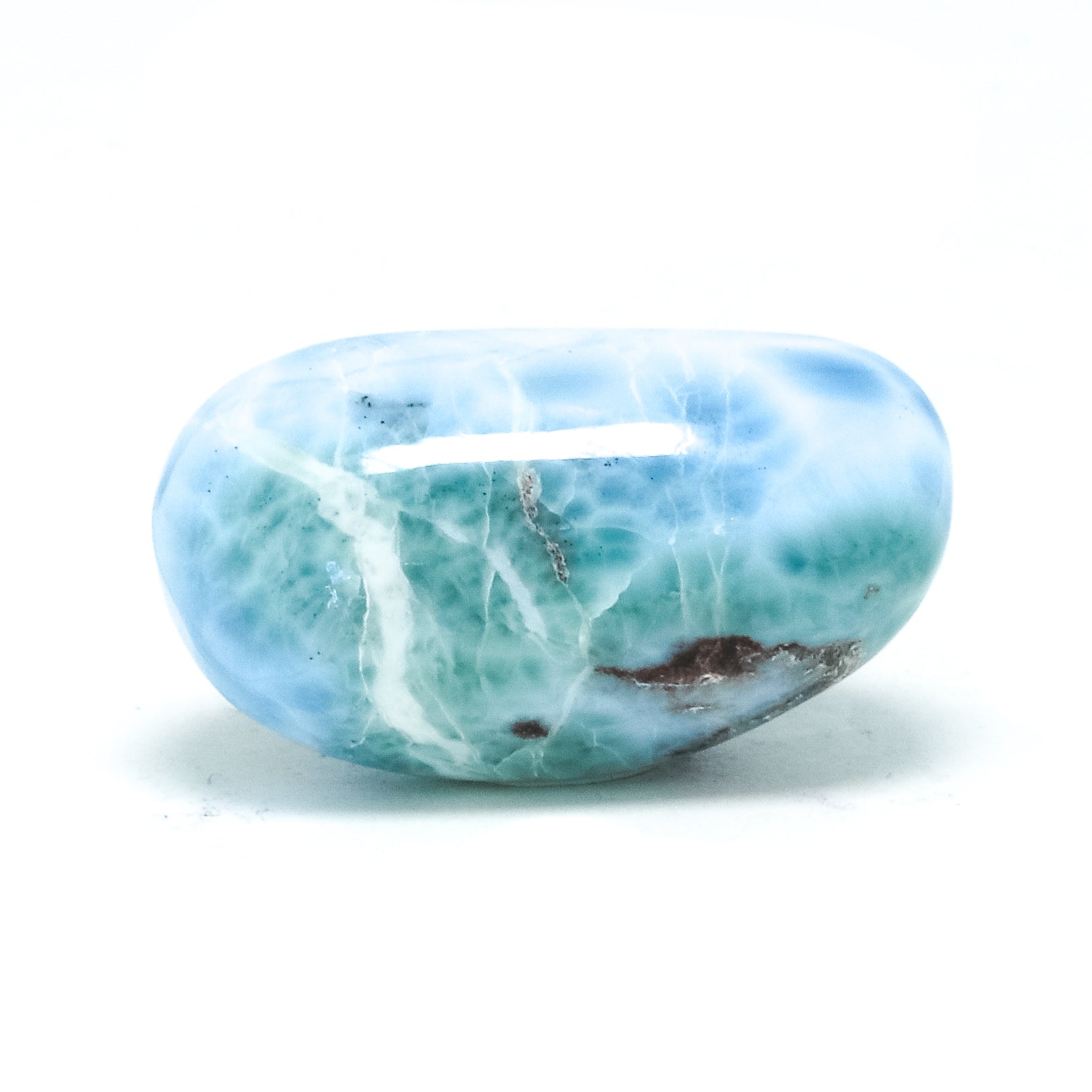 Larimar Polished Crystal from Dominican Republic | Venusrox