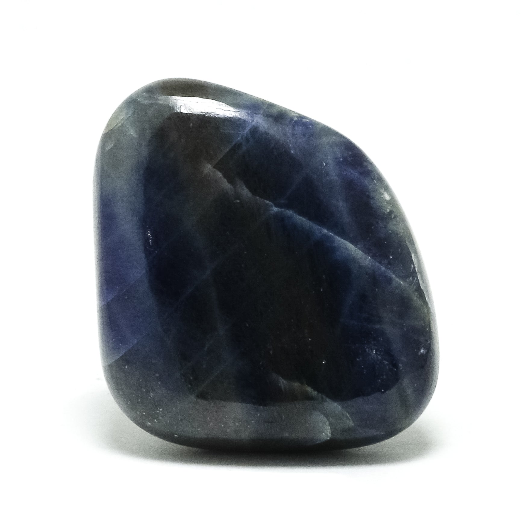 Blue Sapphire Polished Crystal from India | Venusrox