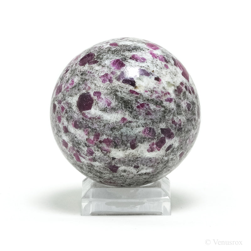 Ruby in Rhyolite Polished Sphere from India | Venusrox