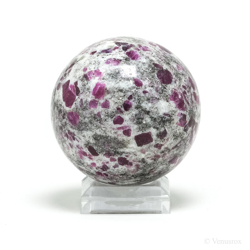 Ruby in Rhyolite Polished Sphere from India | Venusrox