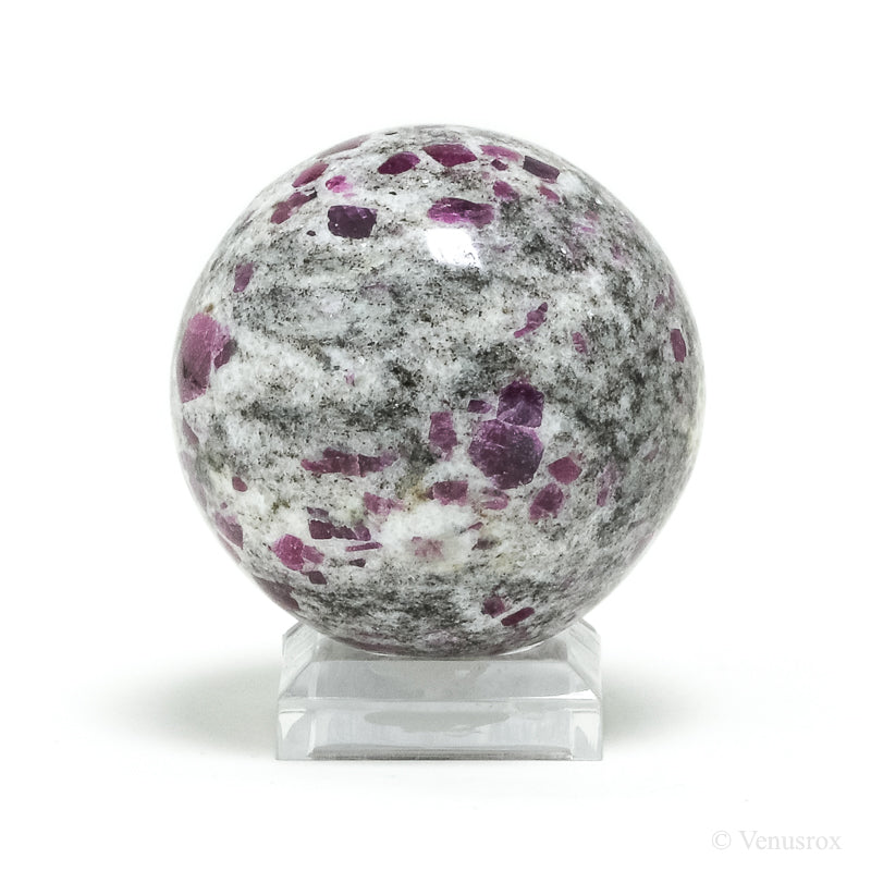 Ruby in Rhyolite Polished Sphere from India | Venusrox
