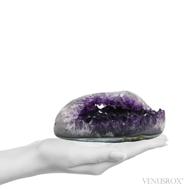Amethyst with Agate Polished/Natural Cluster from Uruguay | Venusrox