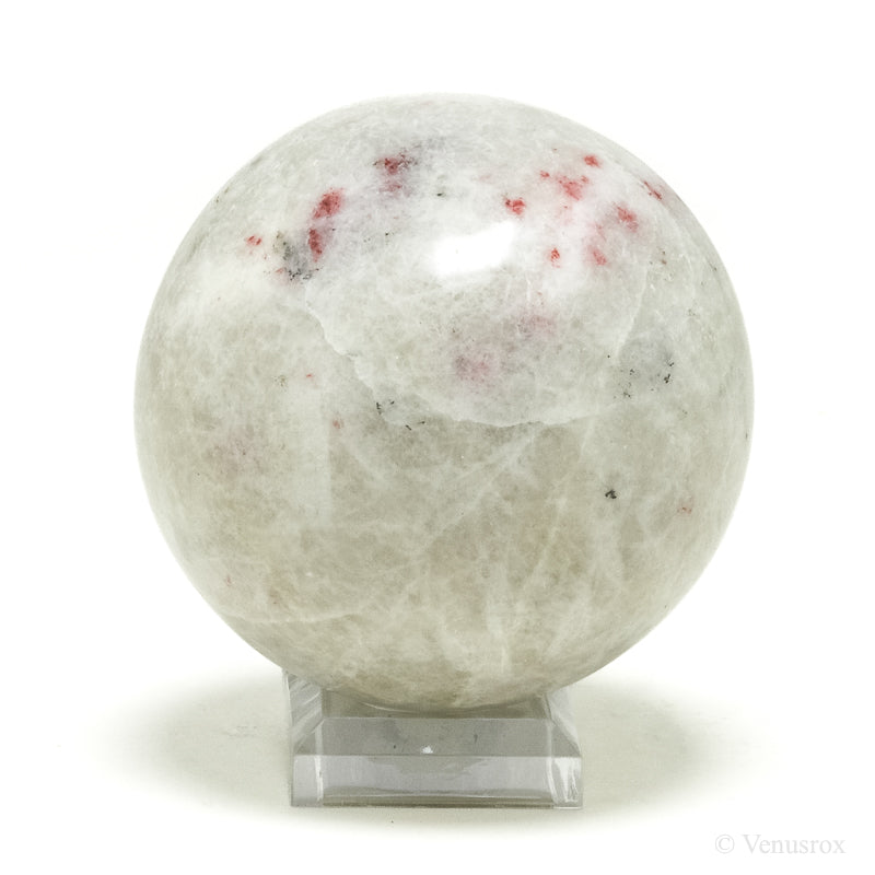 Cinnabite (Cinnabar in Scapolite) Polished Sphere from Peru | Venusrox