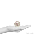 Cinnabite (Cinnabar in Scapolite) Polished Sphere from Peru | Venusrox