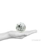 Pyrite in Quartz Polished Sphere from Peru | Venusrox