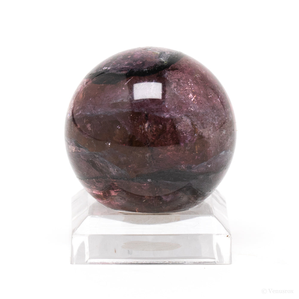 Rubellite (Red Tourmaline) Polished Sphere from Russia | Venusrox