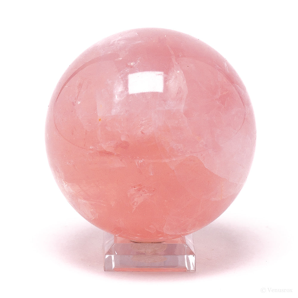 Rose Quartz Polished Sphere from Brazil | Venusrox