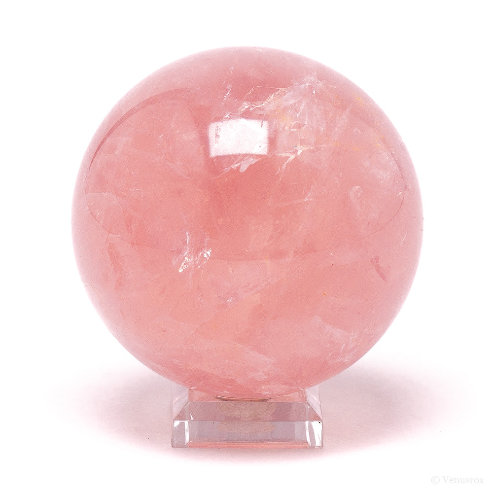 Rose Quartz Polished Sphere from Brazil | Venusrox