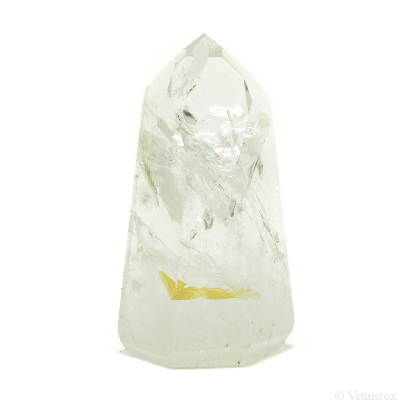 Golden Quartz Polished Point from Brazil | Venusrox