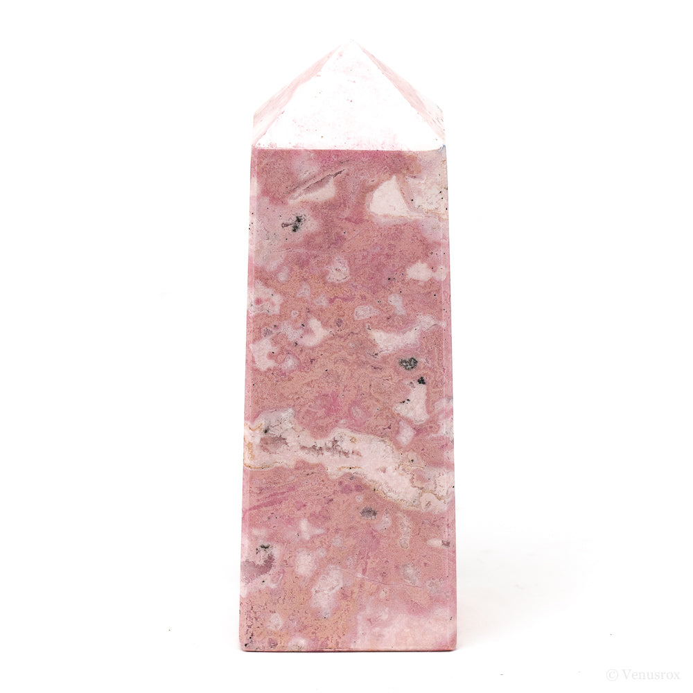Rhodonite with Quartz Polished Point from Peru | Venusrox
